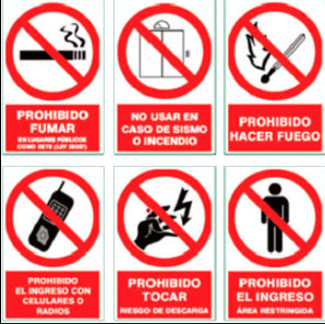 Carteles de obbligacion en celtex 3mm.