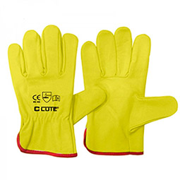 GUANTES DE BADANA AMARILLO- CLUTE