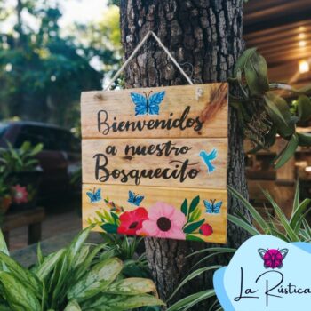 LETREROS EN MADERA RUSTICA PARA PARQUES Y JARDINES